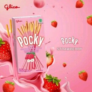 CEK BPOM Biskuit Stik Bersalut Gula Rasa Stroberi Pocky