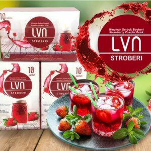 CEK BPOM Minuman Serbuk Stroberi Lvncollagenia