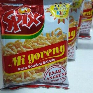 CEK BPOM Makanan Ringan Mi Rasa Sambal Balado Spix