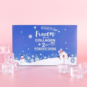 CEK BPOM Minuman Serbuk Rasa Leci dengan Kolagen Skinista Frozen