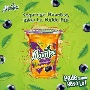 CEK BPOM Minuman Teh Rasa Blackcurrant Mountea