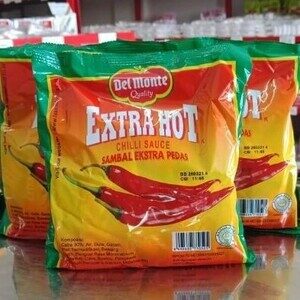 CEK BPOM Sambal Ekstra Pedas (Extra Hot Chilli Sauce) Del Monte