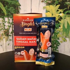 CEK BPOM Sosis Sapi dan Ayam Rasa Keju Kanzler Singles