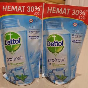 Cek Bpom Body Wash Profresh Anti Bakteri, Cool Dettol