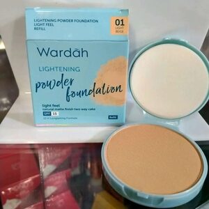 Cek Bpom Lightening Powder Foundation Light Feel 01 Light Beige Wardah