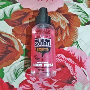 Cek Bpom Vanilla & Raspberry Body Mist Original Source