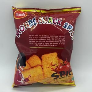 Cek Bpom Makanan Ringan Ekstrudat Rasa Tomat Pedas ( Snack Spicy ) Monde