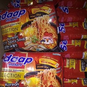 Cek Bpom Mi Instan Kuah Rasa Ayam Pedas Ala Korea (Korean Spicy Soup) Sedaap