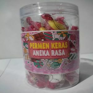 Cek Bpom Permen Keras Aneka Rasa (Jeruk, Stroberi, Mangga, Apel, Anggur) Luvmi