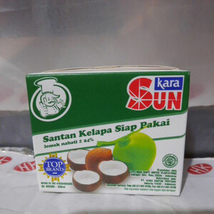 Cek Bpom Santan Kelapa (Lemak Nabati +- 24 %) Sunkara