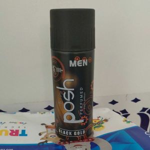 Cek Bpom Perfumed Body Spray Men ( Black Gold ) Posh