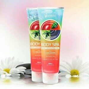 CEK BPOM Body Spa Body Exfoliating Gel Rainbow With Collagen