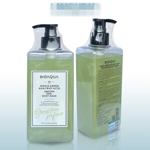 CEK BPOM Grass Green AHA Fruit Acid Smooth Skin Body Wash