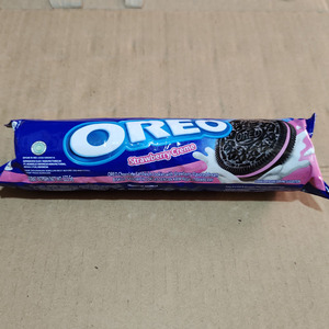 Cek Bpom Biskuit Sandwich Coklat Dengan Krim Rasa Strawberry Oreo