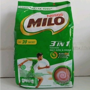 Cek Bpom Minuman Serbuk Cokelat Paduan Dengan Malt dan Susu (3 in 1) Nestle Milo Activ-go