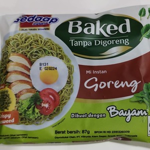 Cek Bpom Mi Instan Goreng (Baked) Sedaap