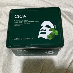 Cek Bpom Green Derma Mild Cica Daily Mask Sheet Nature Republic