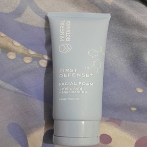 Cek Bpom First Defense+ Brightening Facial Foam With Kojic Acid And Niacinamide Mineral Botanica