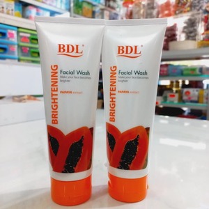 Cek Bpom Papaya Extract Brightening Facial Wash With Vitamin A,C,E ( orange) Bdl