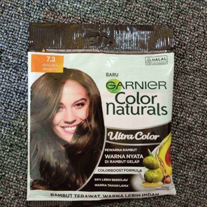 Cek Bpom Color Naturals Ultra Color 7.3 Golden Brown - Gel Pewarna Garnier