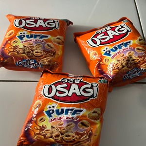 Cek Bpom Makanan Ringan Puff Gandum Rasa Karamel (Wheat Puff With Caramel Flavor) Usagi