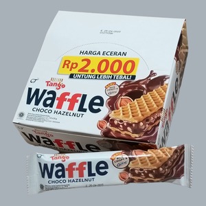 Cek Bpom Wafer Rasa Cokelat Hazelnut (Bentuk Waffle) Tango