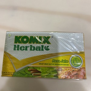 Cek Bpom Komix Herbal Rasa Jahe