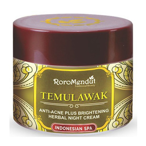 Cek Bpom Temulawak Anti-Acne Plus Brightening Herbal Night Cream Roro Mendut